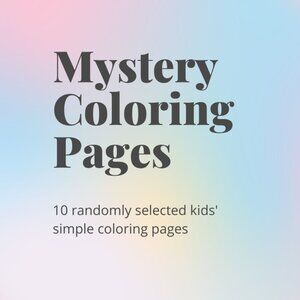 10 Randomly Selected Kids' Coloring Pages